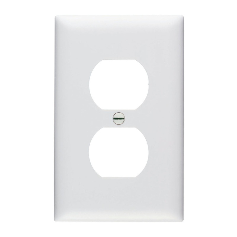 Pass & Seymour Cc Nylon Wall Plates 1 Outlet White