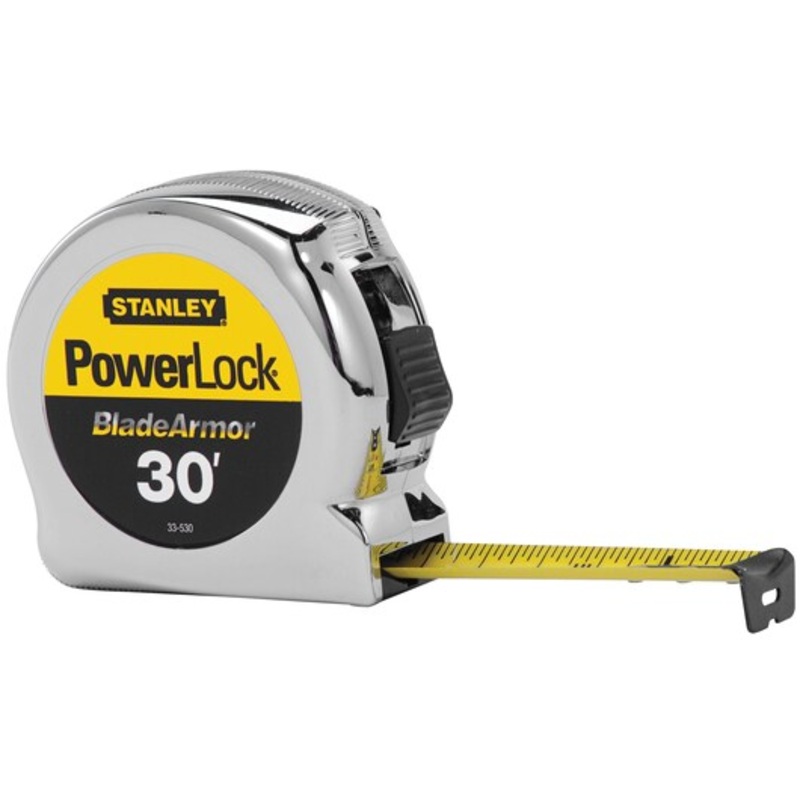 Stanley 30′ Powerlock Tape Rule With Blade Armor