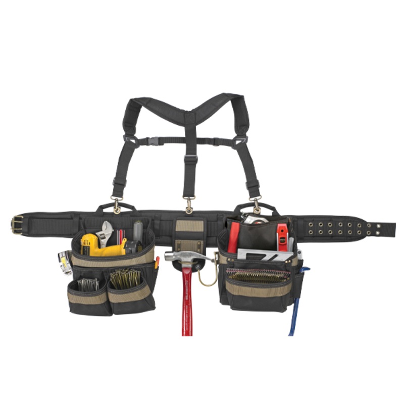 Custom Leathercraft 5 Piece Heavy-Duty Framers Comfort Lift Combo Rig