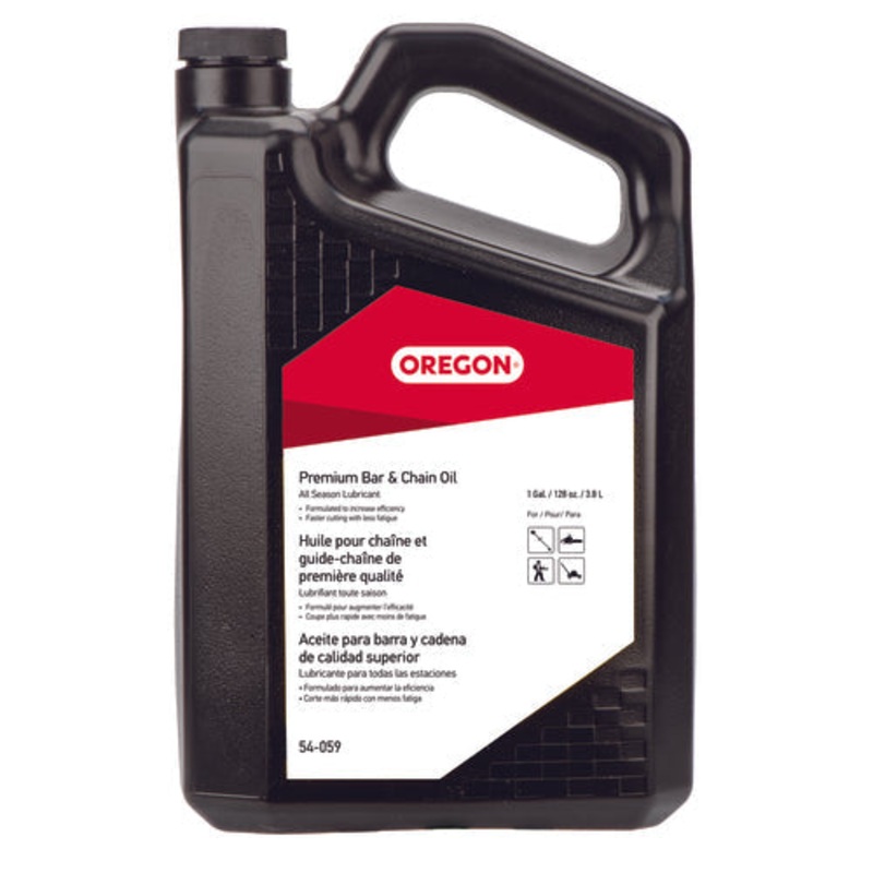 Oregon Premium Bar And Chain Oil, All Season Chainsaw Chain Lubrication, Superior Quality Universal Saw Chain Oil For Fast Efficient Cutting  1 Gallon