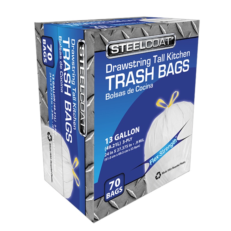 Petoskey Plastics Flexible Tall Kitchen Bag With Draws 13 Gallon