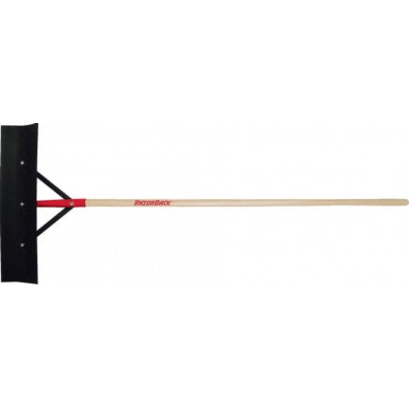 Razor-Back 24 Inch Barn Scraper With Wood Handle