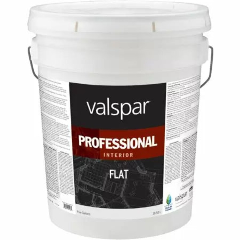 Valspar Professional Interior Paint 5 Gallon Flat Medium Base