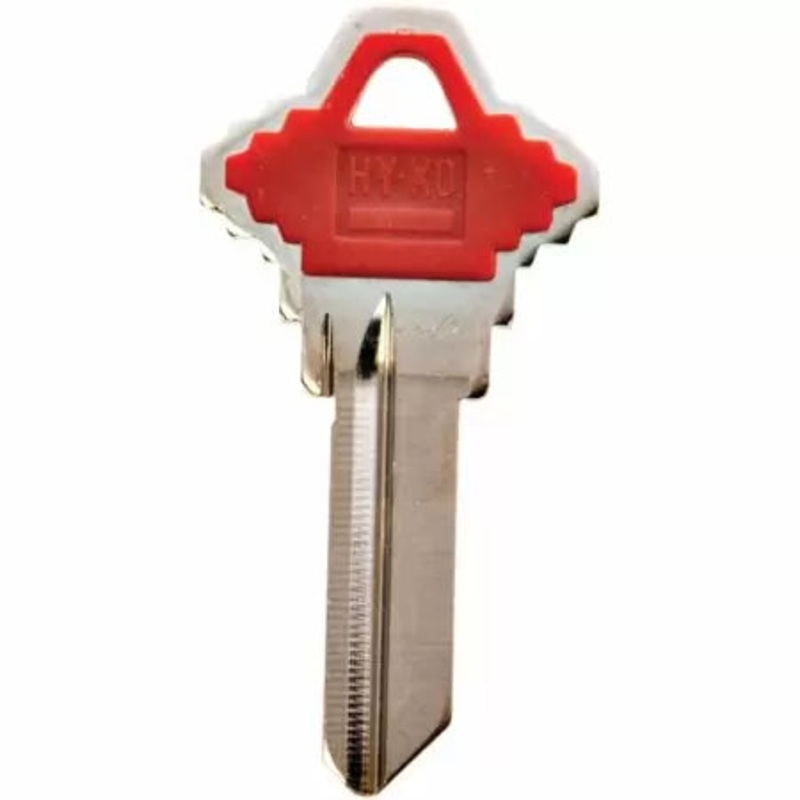HyKo Key Blank – Schlage Sc1Pr Plastic Head (Red)