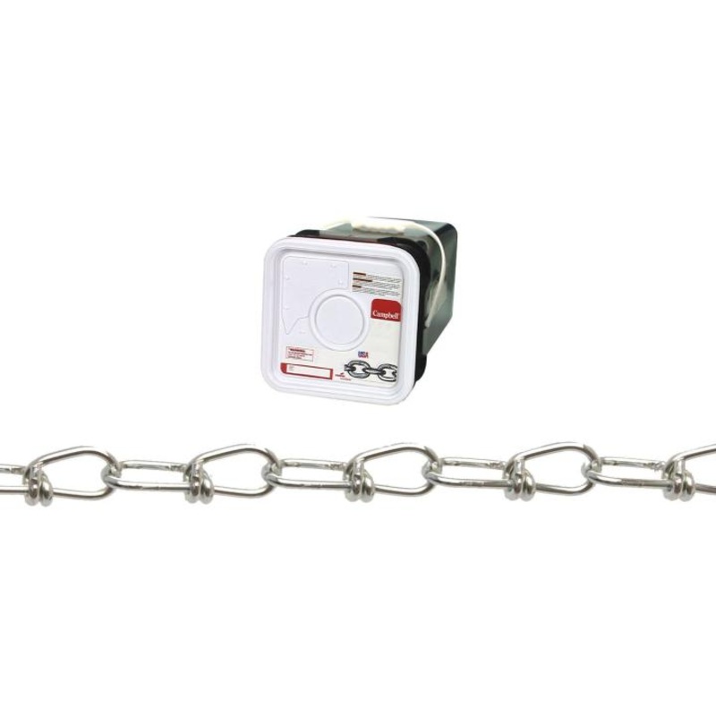 Campbell #1 Double Loop (Inco) Chain, Zinc Plated
