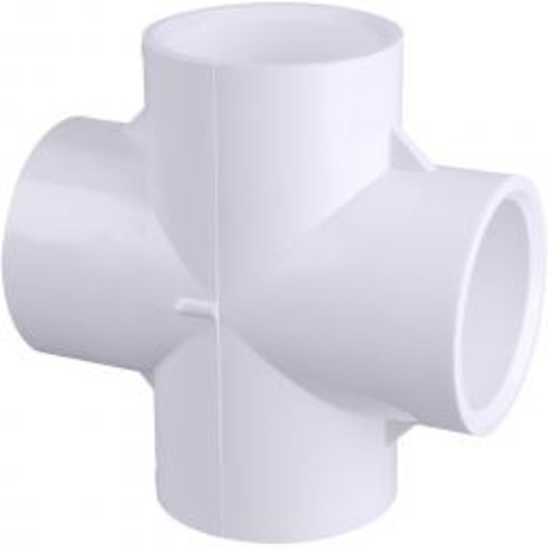 Genova Products PVC SCH 40 Fittings Cross