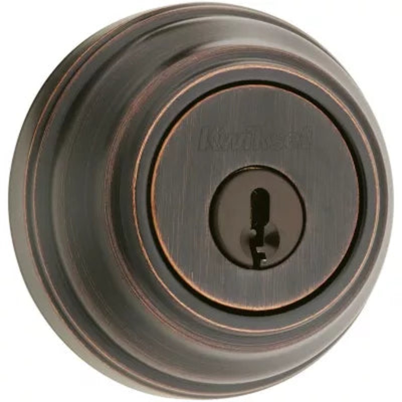 Kwikset 980 Deadbolt Keyed One Side – featuring SmartKey