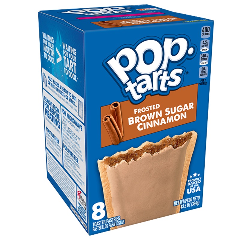 Pop-Tarts Frosted Brown Sugar Cinnamon Pop-Tarts Toaster Pastries