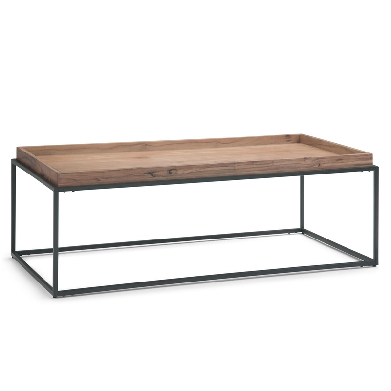 Carter – Tray Top Coffee Table – Natural Acacia