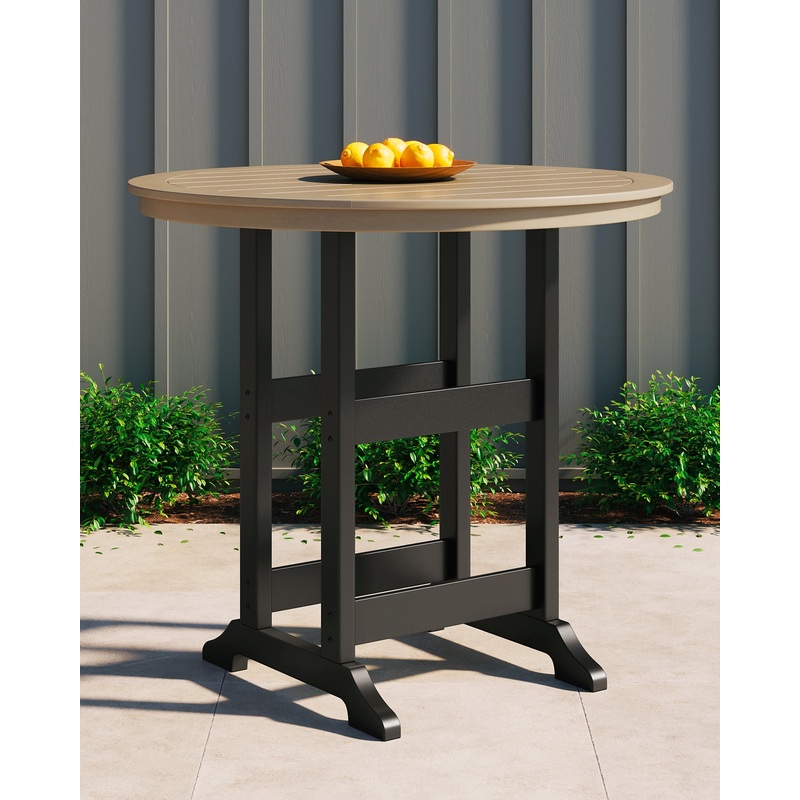 Ashley Express – Fairen Trail Round Bar Table w/UMB OPT