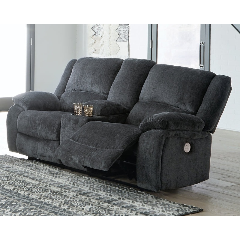 Draycoll DBL REC PWR Loveseat w/Console