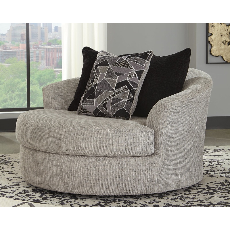 Megginson Oversized Round Swivel Chair