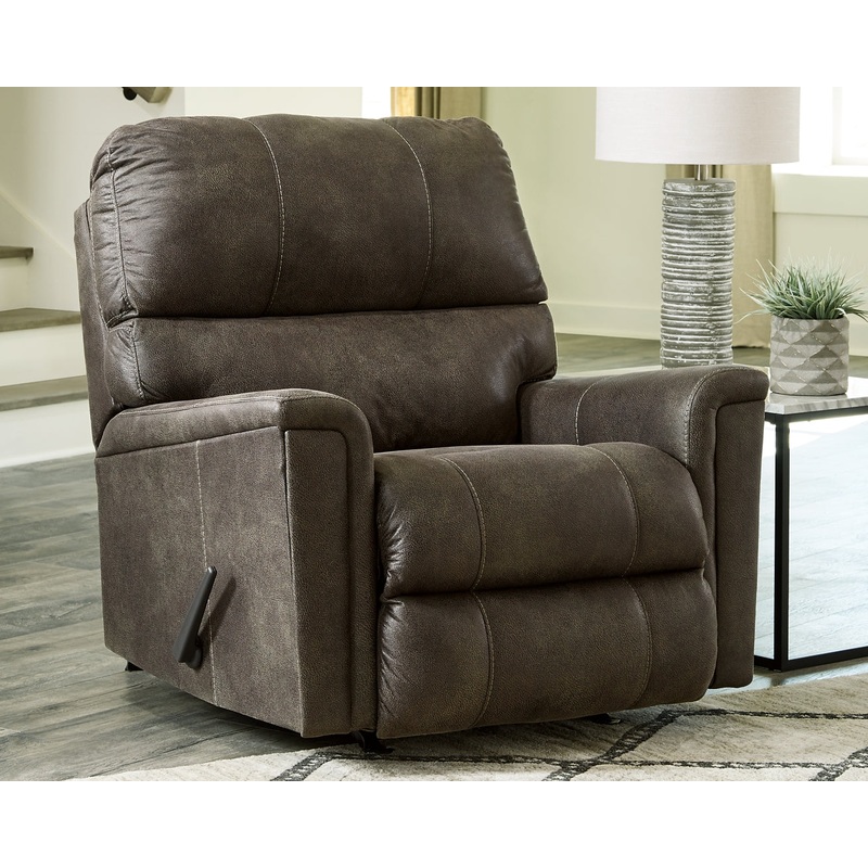 Navi Rocker Recliner|Smoke|Fossil