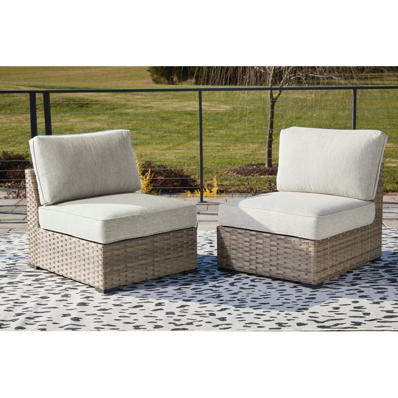 Ashley Express – Calworth Armless Chair w/Cushion (2/CN)