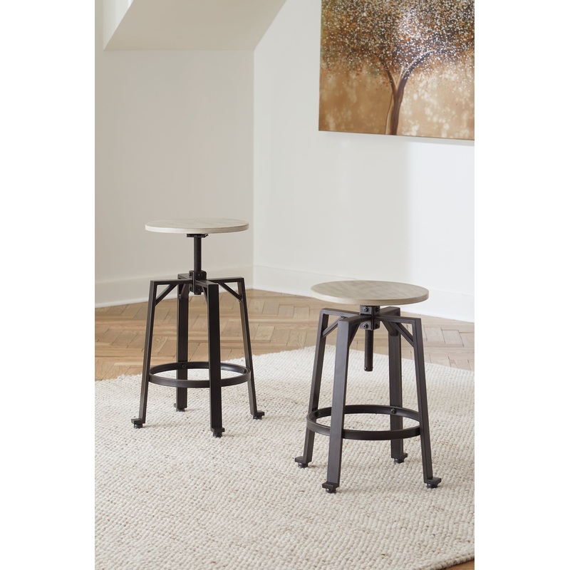 Ashley Express – Karisslyn Swivel Stool (2/CN)