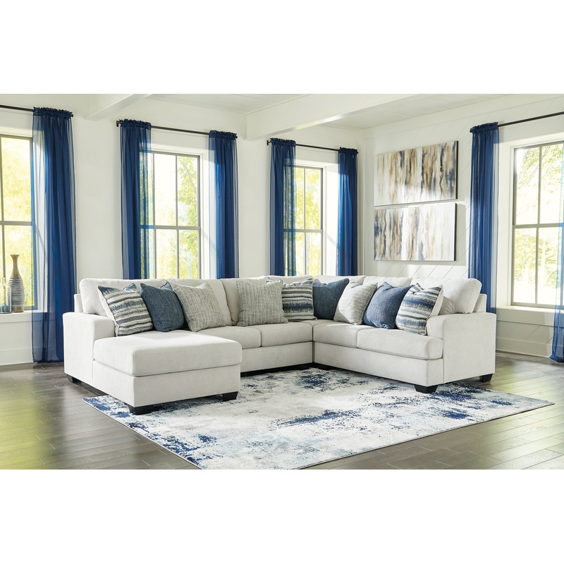 Lowder 4-Piece Sectional with Chaise