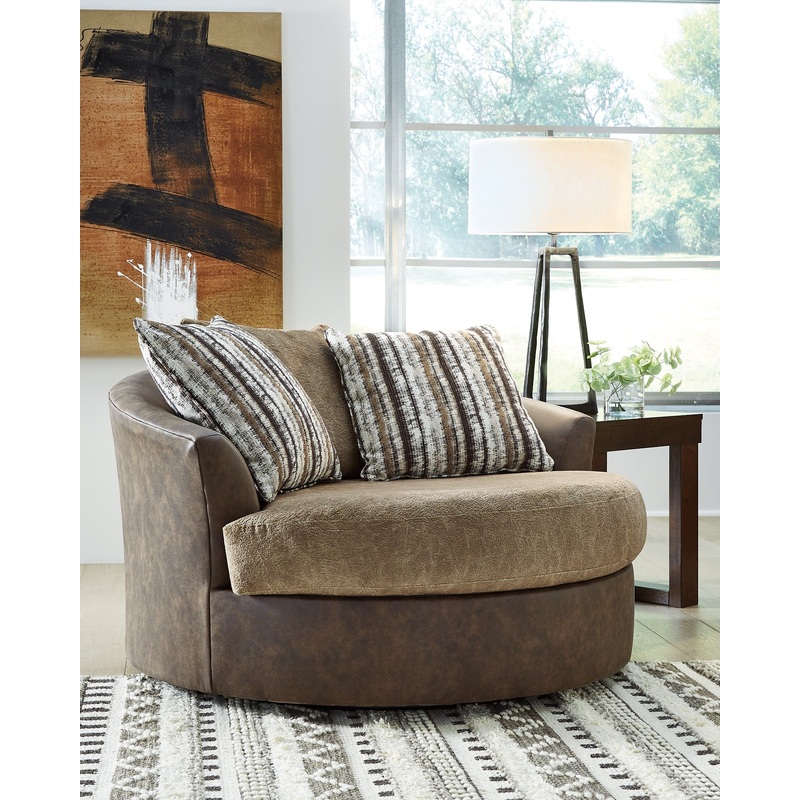 Alesbury Oversized Swivel Accent Chair