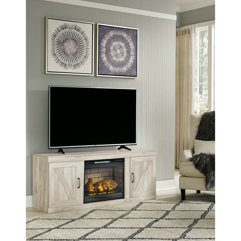 Ashley Express – Bellaby TV Stand with Electric Fireplace