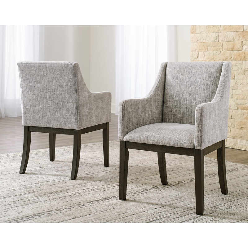 Ashley Express – Burkhaus Dining UPH Arm Chair (2/CN)