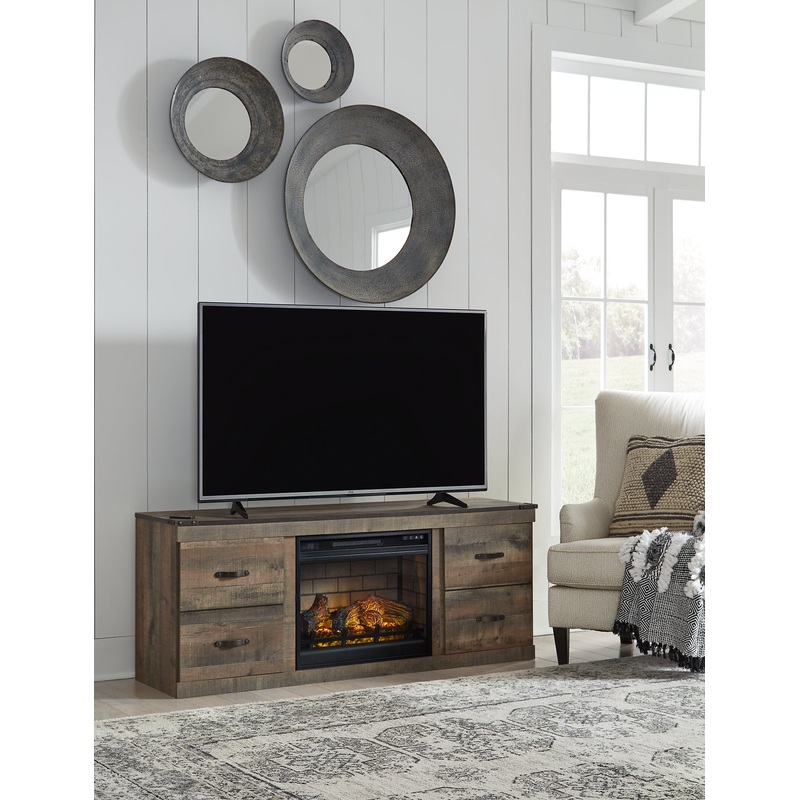 Ashley Express – Trinell TV Stand with Electric Fireplace