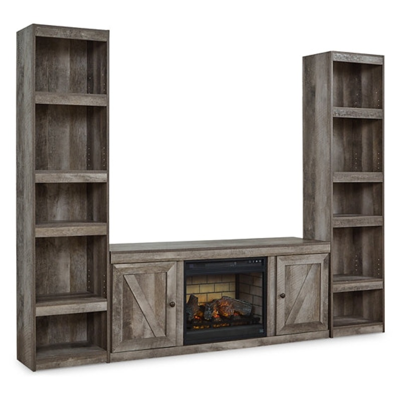 Ashley Express – Wynnlow 3-Piece Entertainment Center with Electric Fireplace