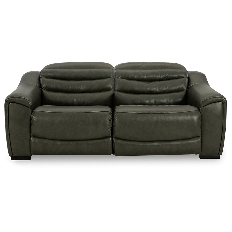 Center Line 2-Piece Power Reclining Sectional Loveseat