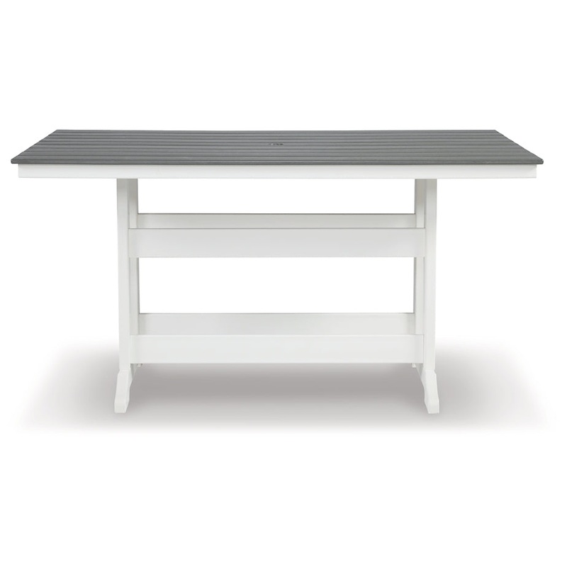 Transville RECT COUNTER TABLE W/UMB OPT