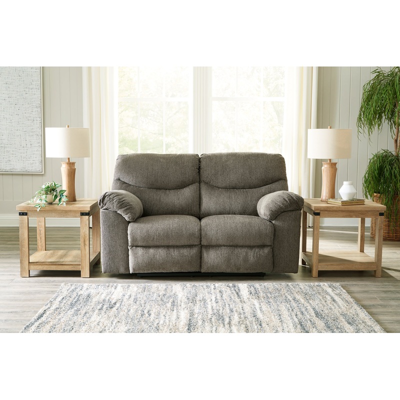 Alphons Reclining Loveseat|Putty|Briar