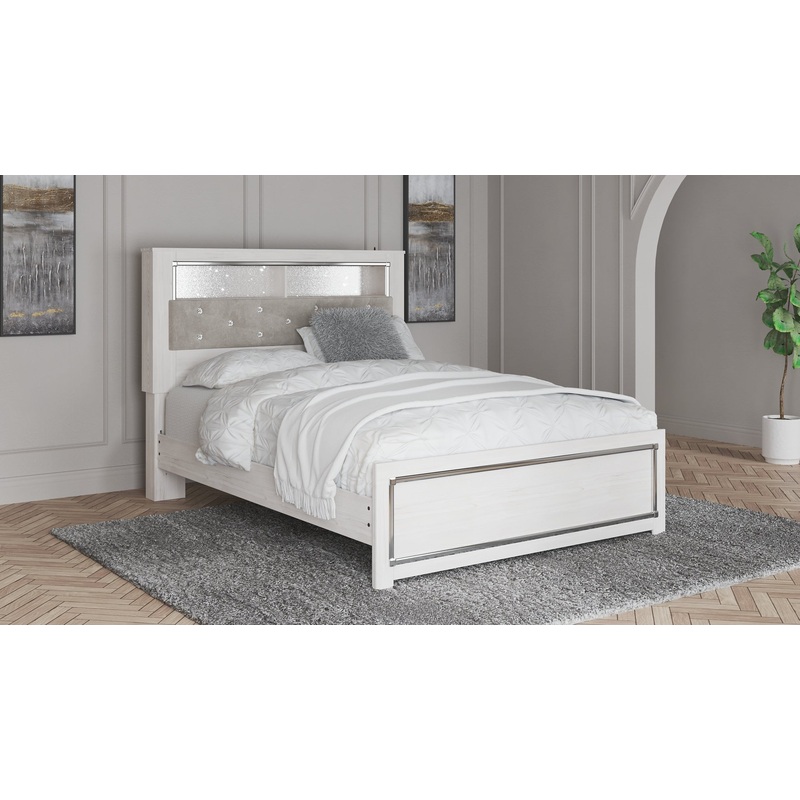Altyra Queen Panel Bookcase Bed