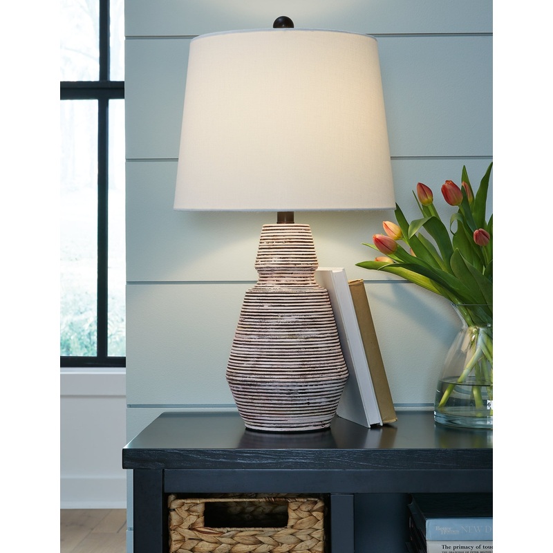 Ashley Express – Jairburns Poly Table Lamp (2/CN)