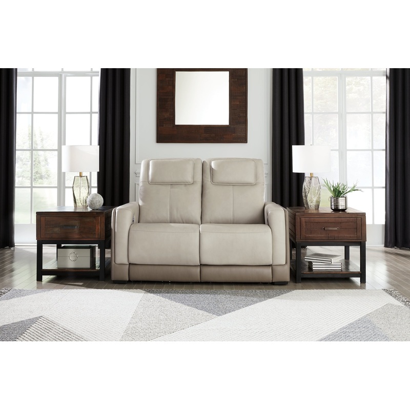 Battleville PWR REC Loveseat/ADJ Headrest