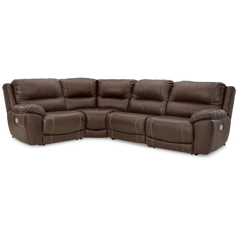Dunleith 4-Piece Power Reclining Sectional