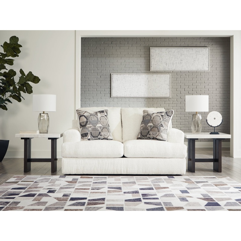 Karinne Loveseat|Smoke|Linen