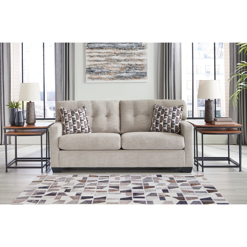 Mahoney Sofa|Pebble|Chocolate