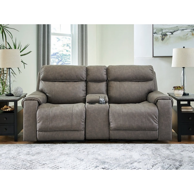 Starbot 3-Piece Power Reclining Sectional Loveseat with Console