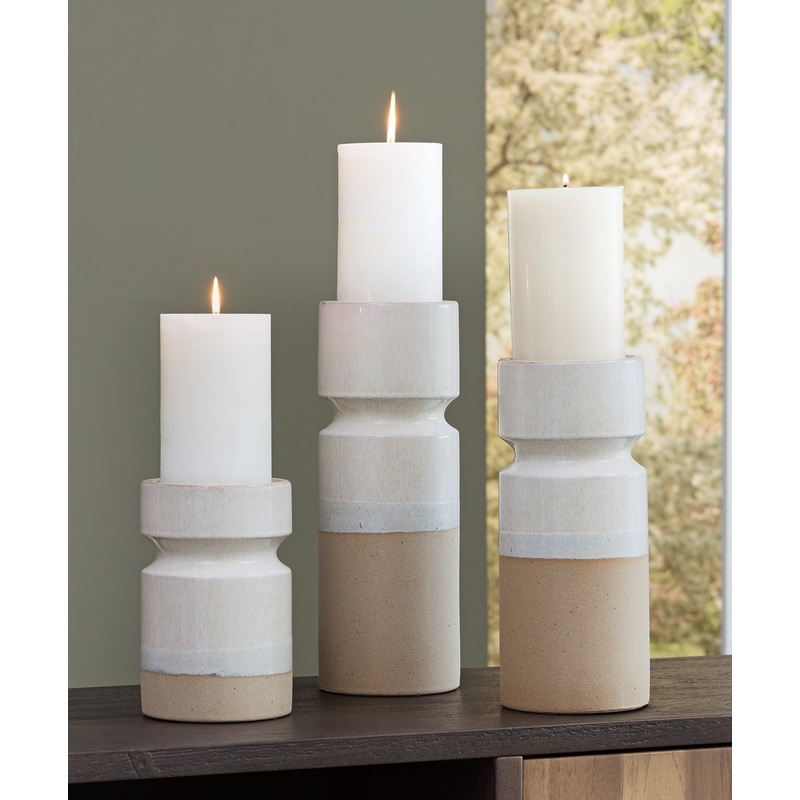 Ashley Express – Hurston Candle Holder Set (3/CN)