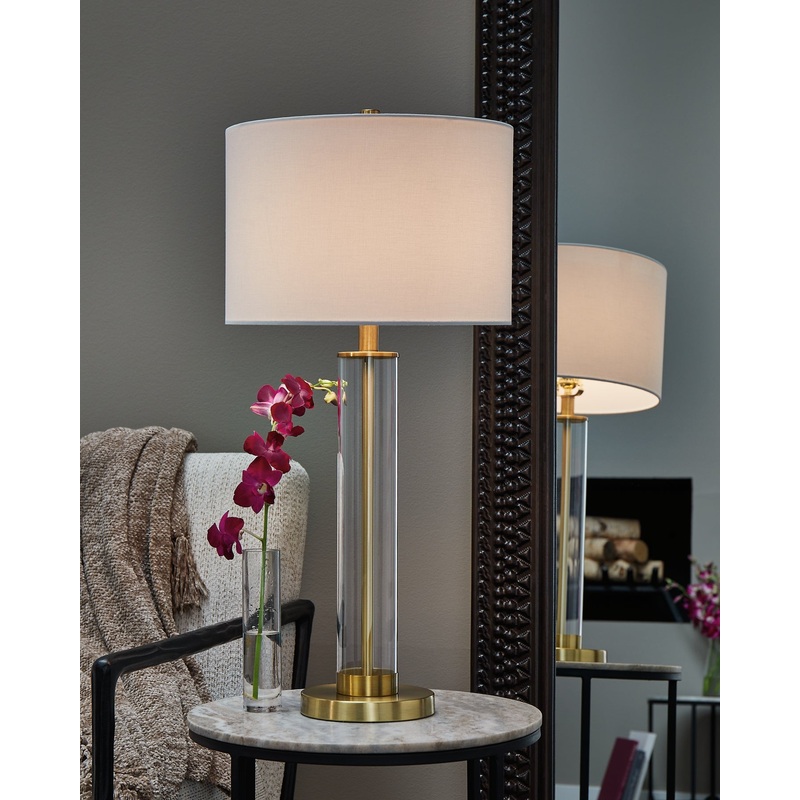 Ashley Express – Orenman Glass Table Lamp (2/CN)