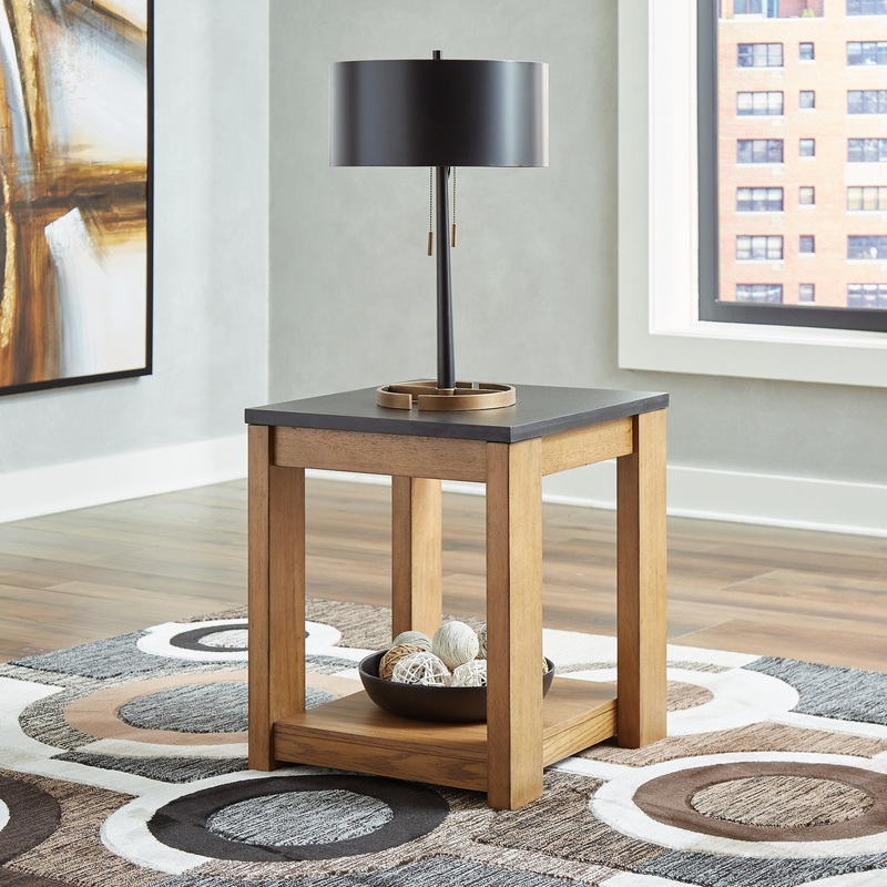 Ashley Express – Quentina Rectangular End Table