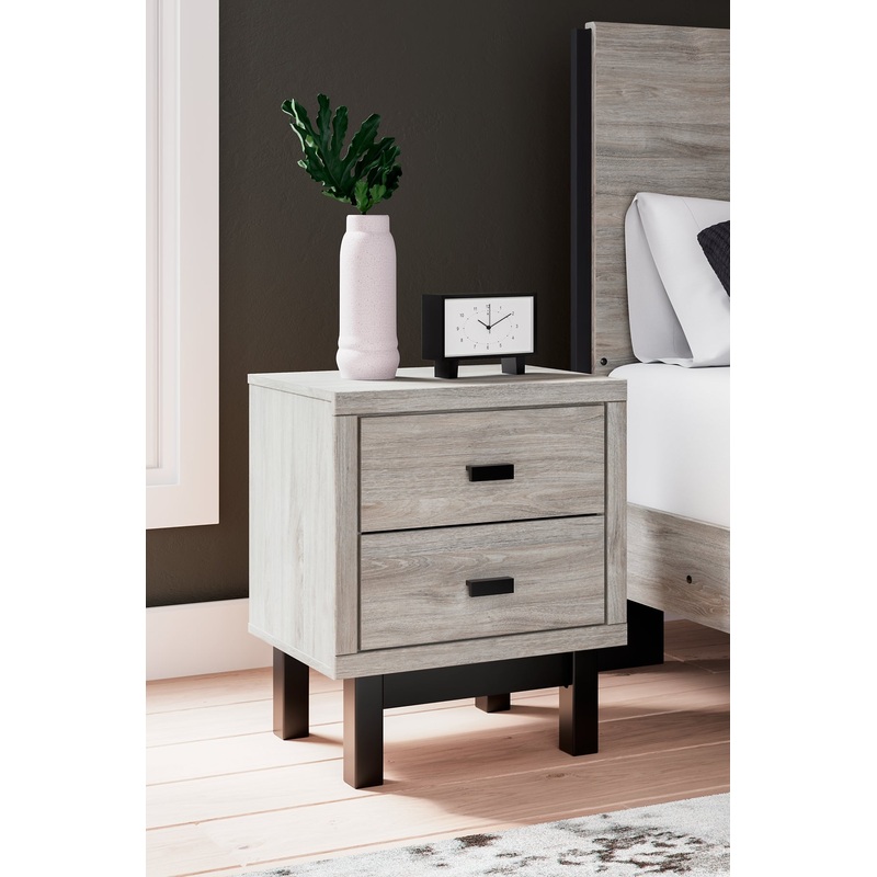 Ashley Express – Vessalli Two Drawer Night Stand