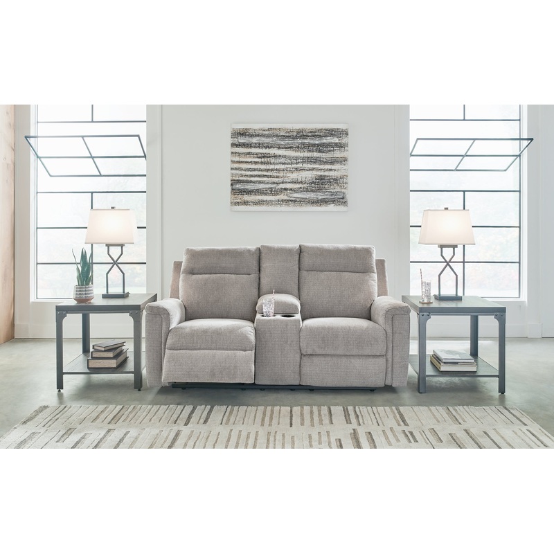 Barnsana DBL REC PWR Loveseat w/Console