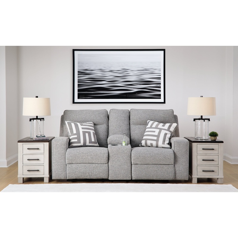 Biscoe PWR REC Loveseat/CON/ADJ HDRST