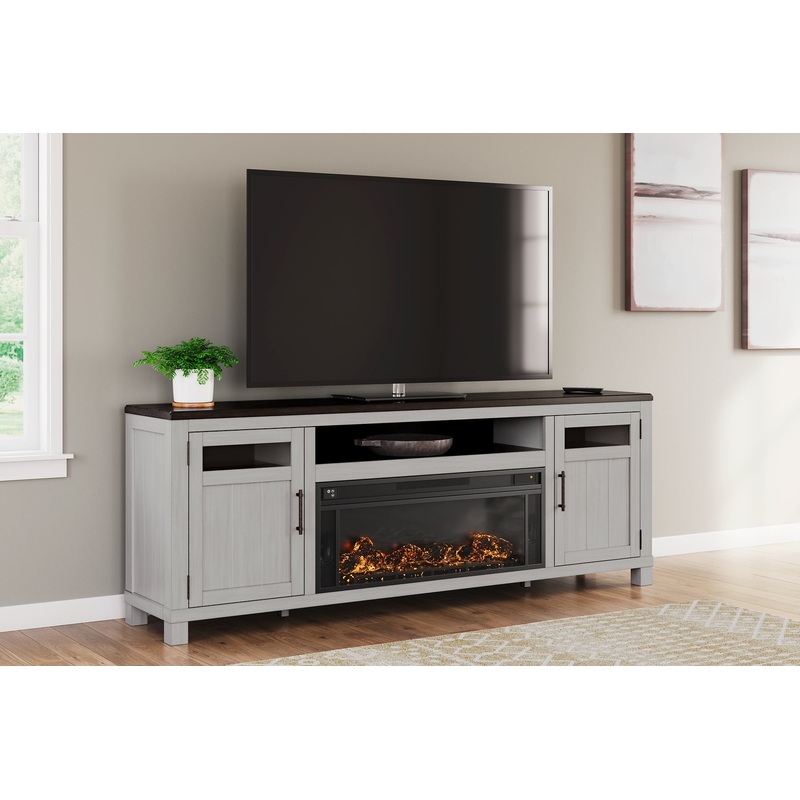 Darborn 88 TV Stand with Electric Fireplace