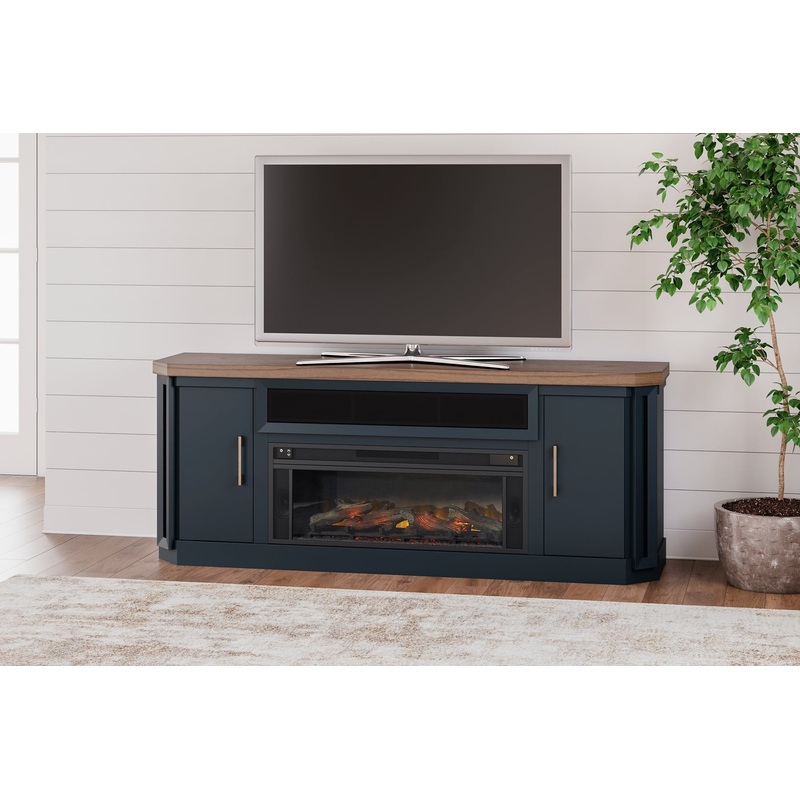 Landocken XL TV Stand w/Fireplace Option