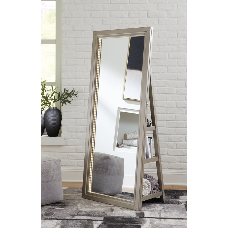 Ashley Express – Evesen Floor Standing Mirror/Storage