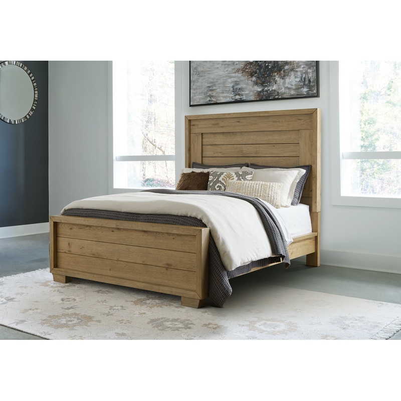 Galliden  Panel Bed|Queen|King|California King
