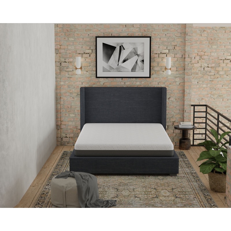 Pur Chill – 10 California King Medium Firm Mattress With Phase Change Cooling Fabric – White / Gray