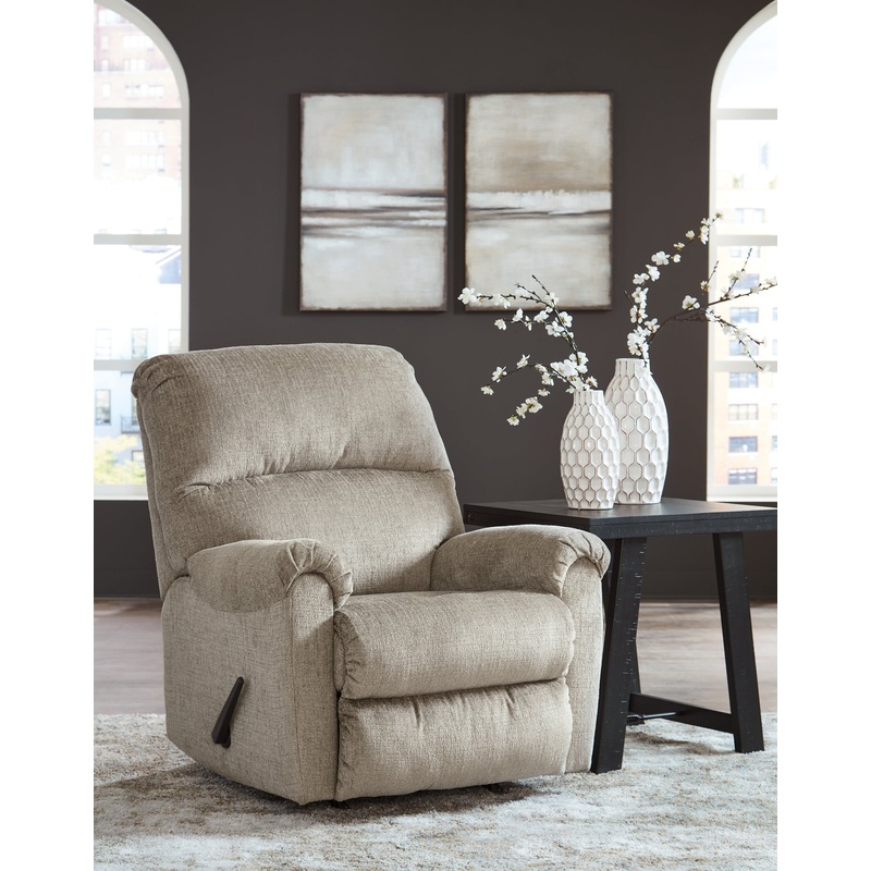 Stonemeade Rocker Recliner|Taupe|Nutmeg