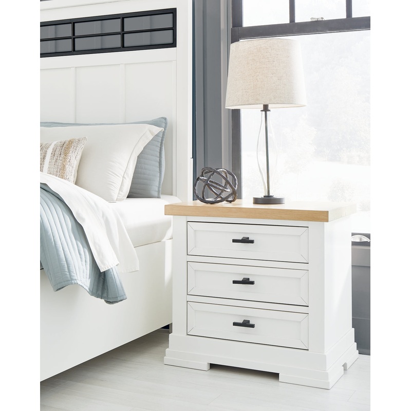 Ashley Express – Ashbryn Three Drawer Night Stand