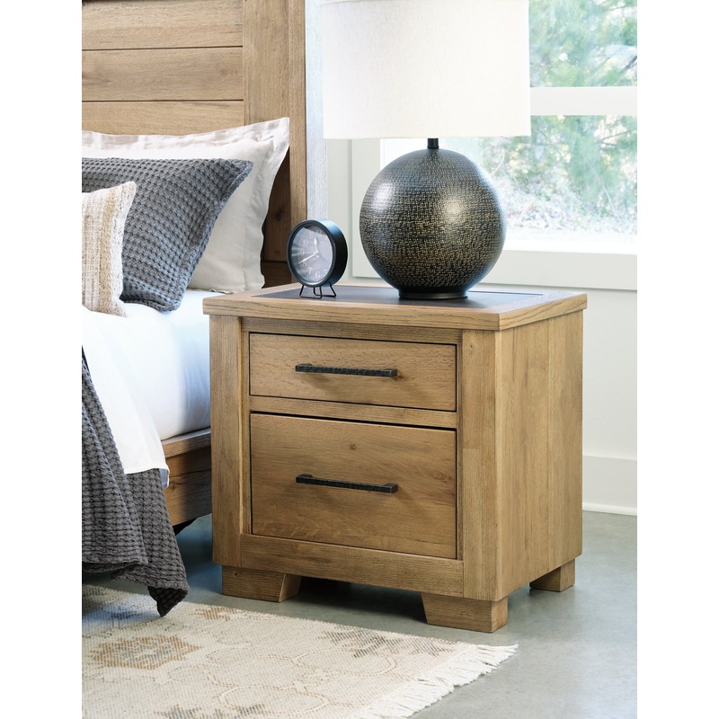 Ashley Express – Galliden Two Drawer Night Stand