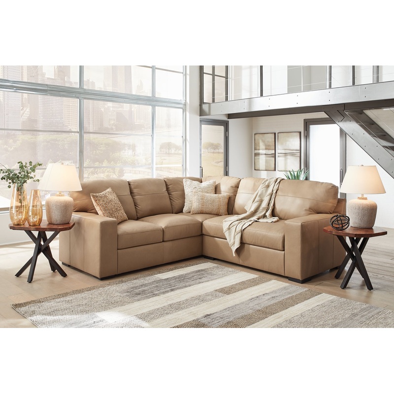 Bandon 2-Piece Sectional|Toffee